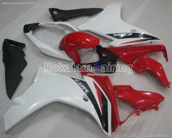 За Honda CBR600F 2011 2012 2013 CBR600 F Детайли на каросерията 11 12 13 Червен Бял Черен Мотоциклет обтекател (шприцоване)