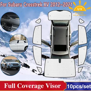За Subaru XV Crosstrek Accessories GP GT 2012 ~ 2021, Слънчеви очила на предното стъкло, странични стъкла, Козирка, автомобилни Аксесоари