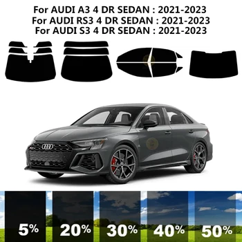 Предварително Обработена нанокерамика car UV Window Tint Kit Автомобили Фолио За Прозорци на AUDI RS3 4 DR СЕДАН 2021-2023