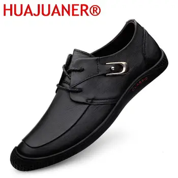 Класически Бизнес Ежедневни Мъжки модел обувки, висококачествени Елегантни Официални Сватбени обувки, мъжки Офис Oxfords от естествена кожа за мъже